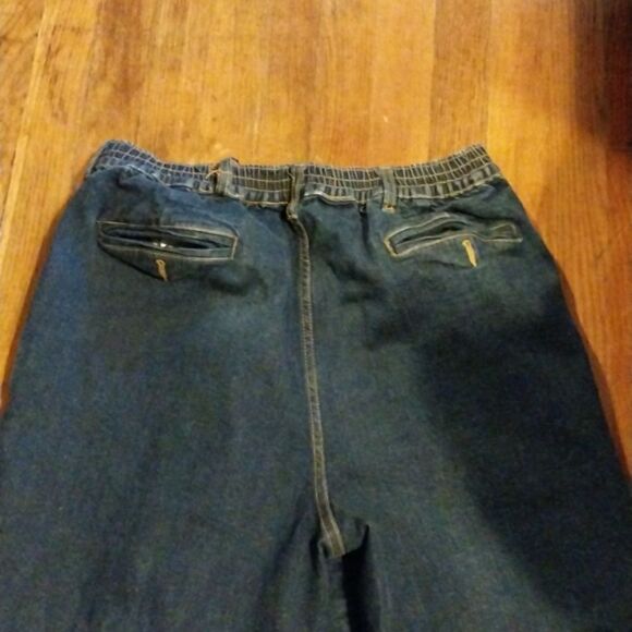 John Blair Mens  Elastic Back Waist Jeans Pants Size 38X29 - Picture 4 of 12